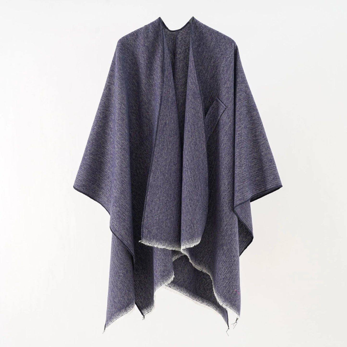 Krohn-e | Kaschmir Poncho Retro & Stilvoll