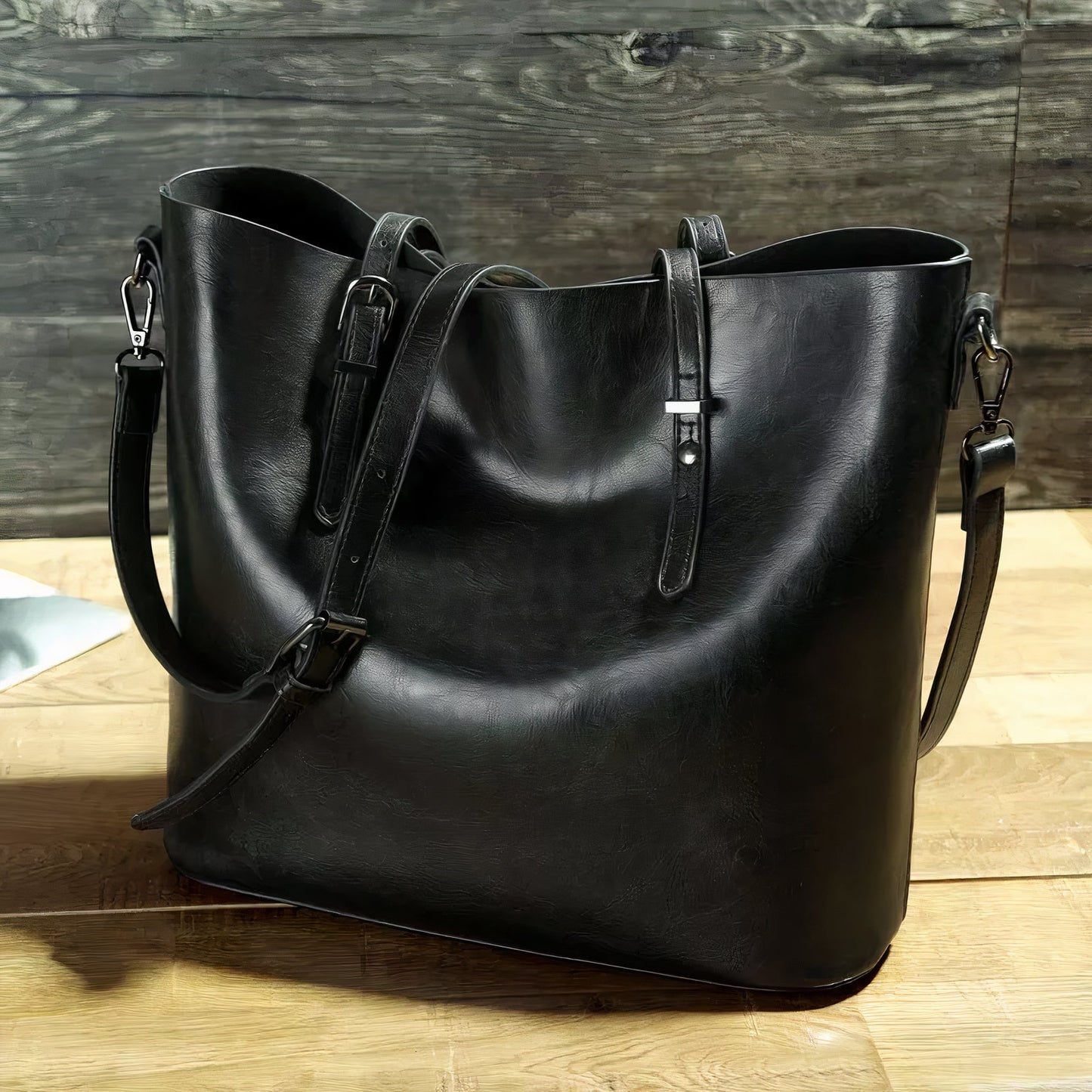 Nelly: Vintage Leder Schultertasche