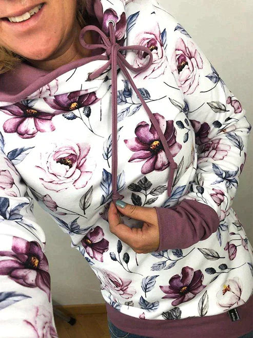 Fudus Kapuzenpullover mit Aufdruck