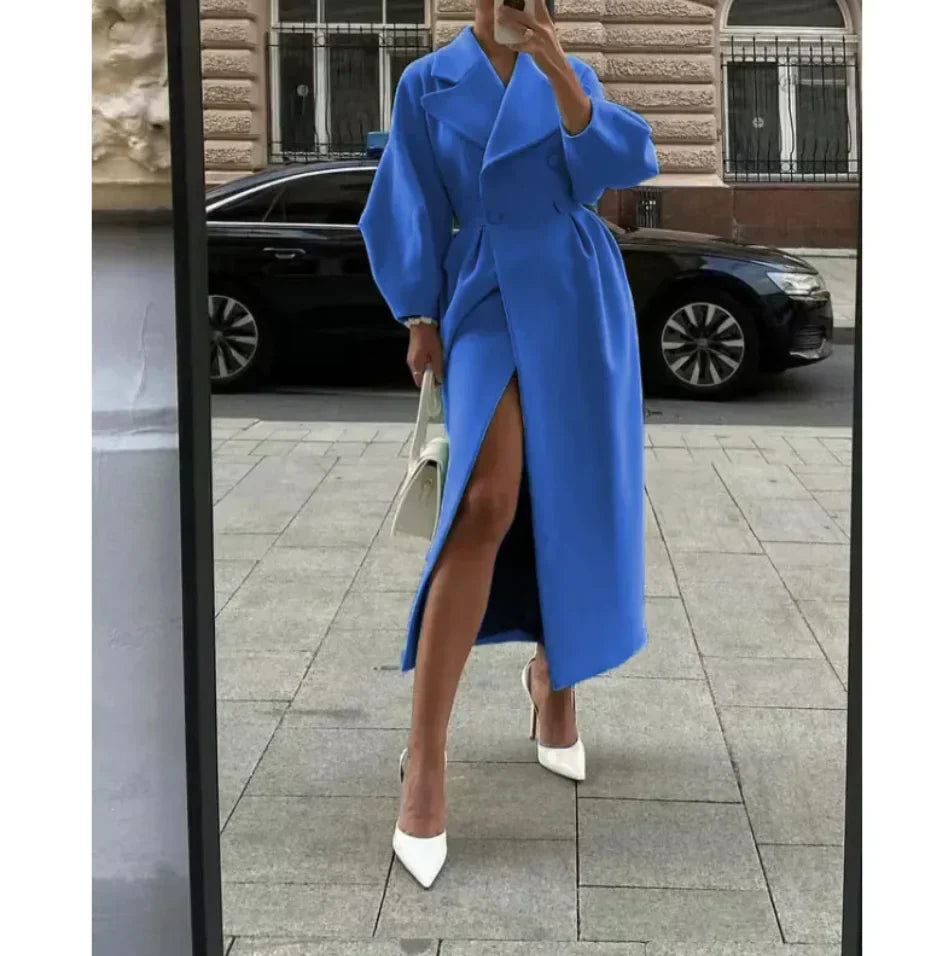 Krohn-e | Lange Jacke Klassischer Schnitt Zeitloser Stil