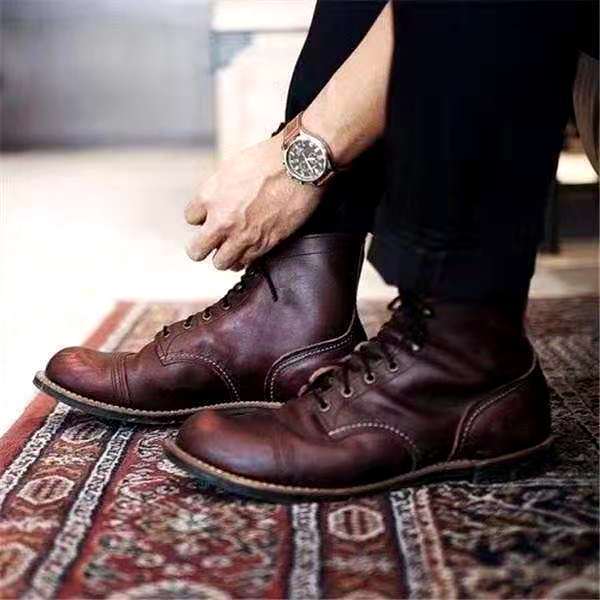 Krohn-e | Retro Schnürstiefel für Männer