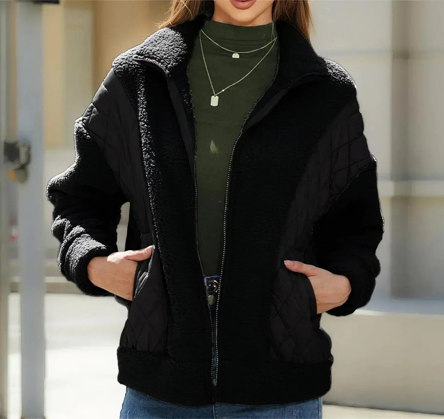 Krohn-e | Trendige Damenjacke mit Taschen