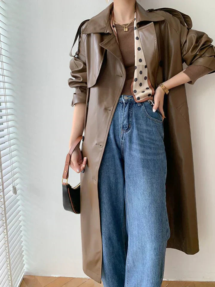 Krohn-e | Lässiger Trenchcoat für Frauen
