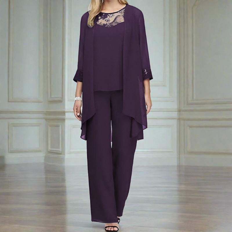 Elegantes Damen Baumwoll-Set von Bonafita Pascalle (drei Teile)