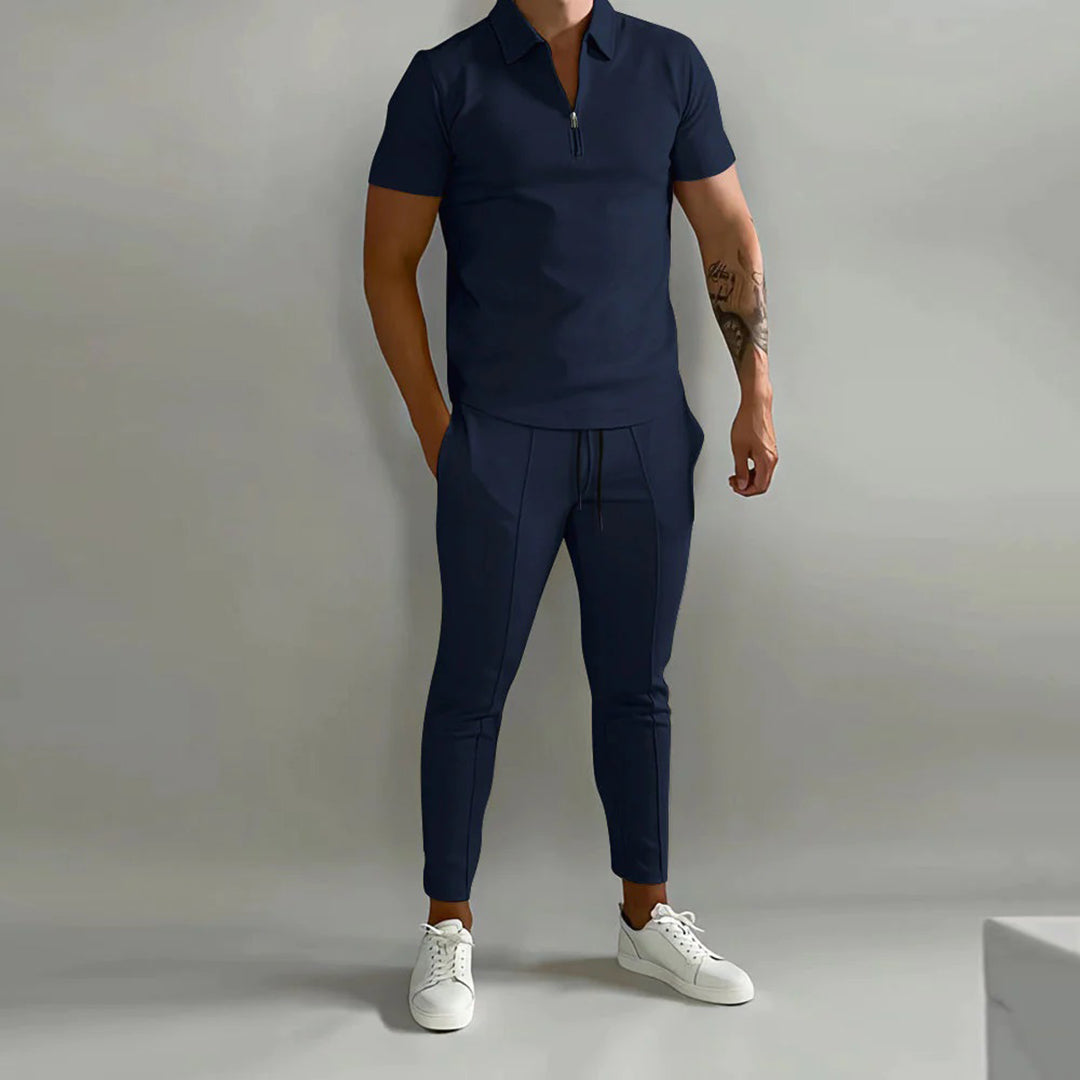Schmale Poloshirts und Jogginghosen für Herren