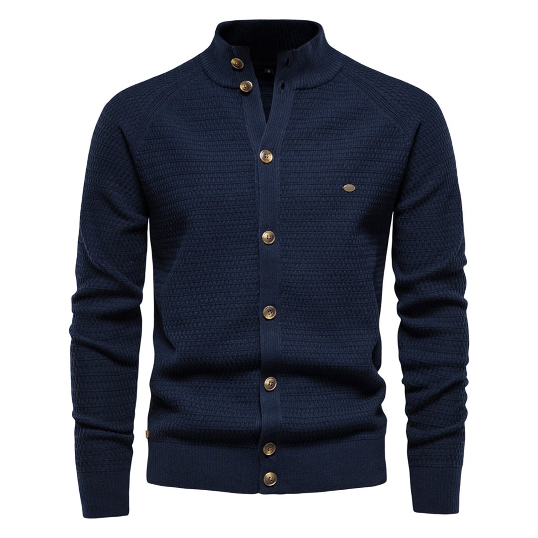 Krohn-e | Klassisch Gestrickte Strickjacke
