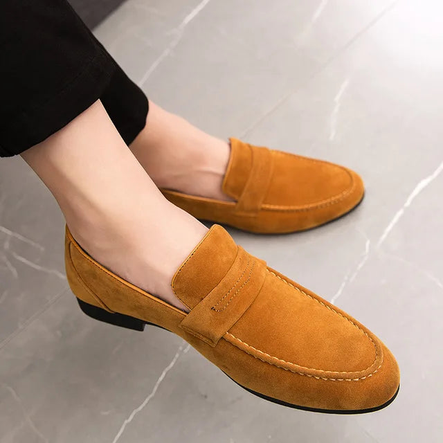 Herren Mokassins aus Wildleder: LuxoSchuh Slip-Ons