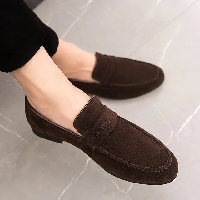 Herren Mokassins aus Wildleder: LuxoSchuh Slip-Ons