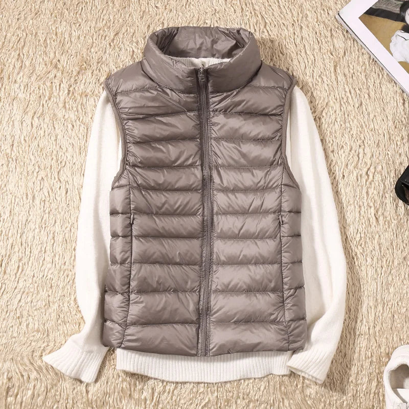 Krohn-e | Klassischer Gepolsterter Cardigan für Damen