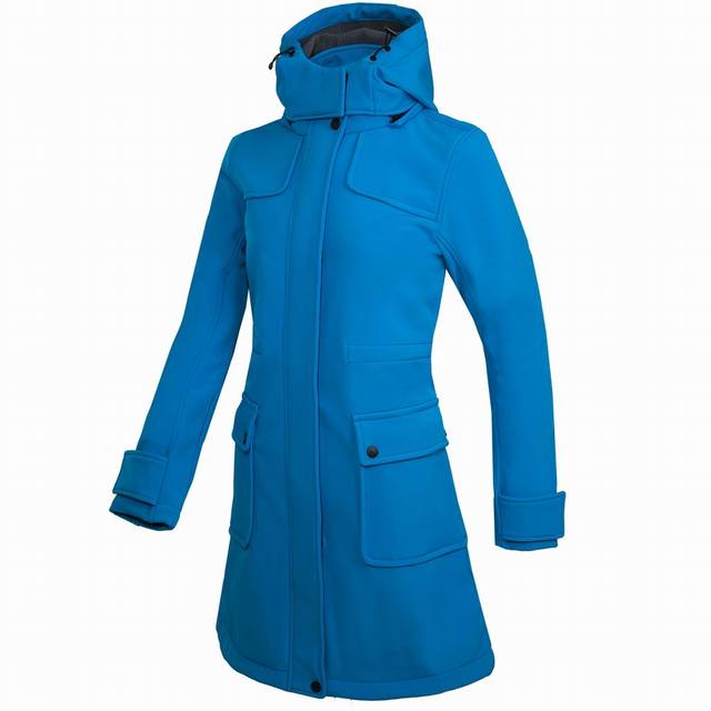 Krohn-e | Lange Wasserdichte Regenjacke Mit Kapuze Für Damen
