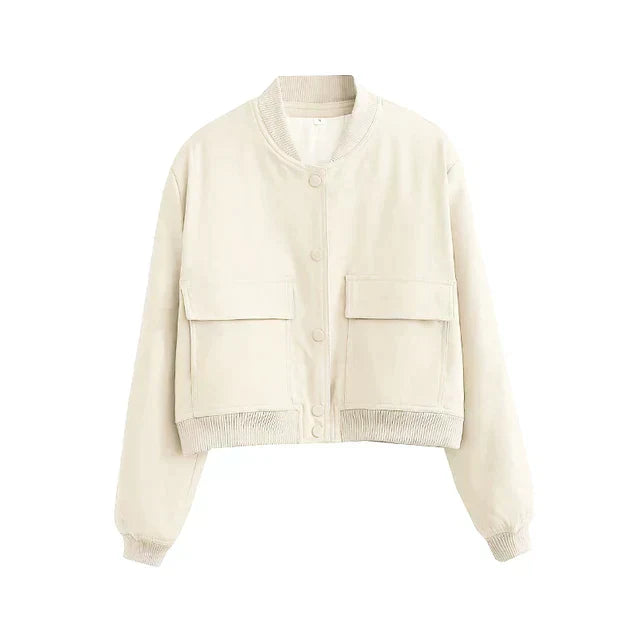 Krohn-e | Kurze Trendige Übergangsjacke für Damen