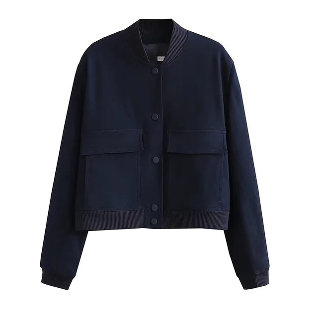Krohn-e | Kurze Trendige Übergangsjacke für Damen