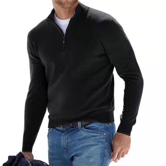 Pieter | Herren Troyer Pullover Half-Zip Slim