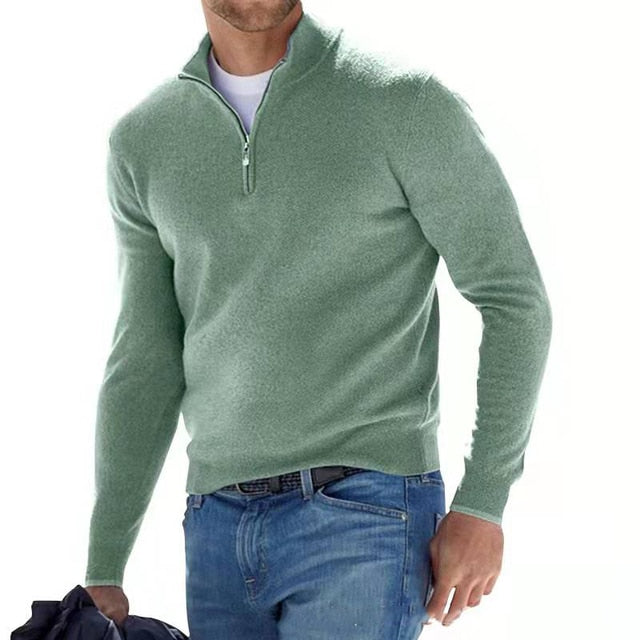 Pieter | Herren Troyer Pullover Half-Zip Slim