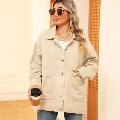 Krohn-e | Trendige Lässige Jacke für Frauen