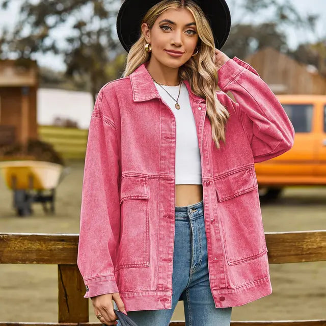 Krohn-e | Trendige Lässige Jacke für Frauen