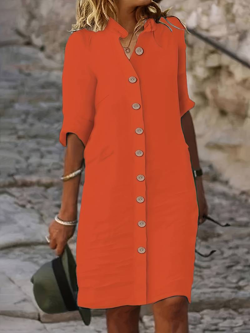 Damen-Midikleid Nora: lässig und schlicht