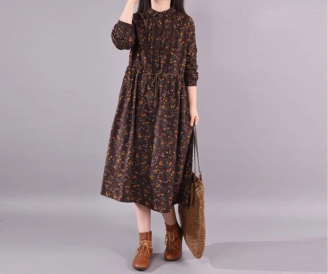 Angeline® Vintage Blumenkleid mit variabler Taillenweite