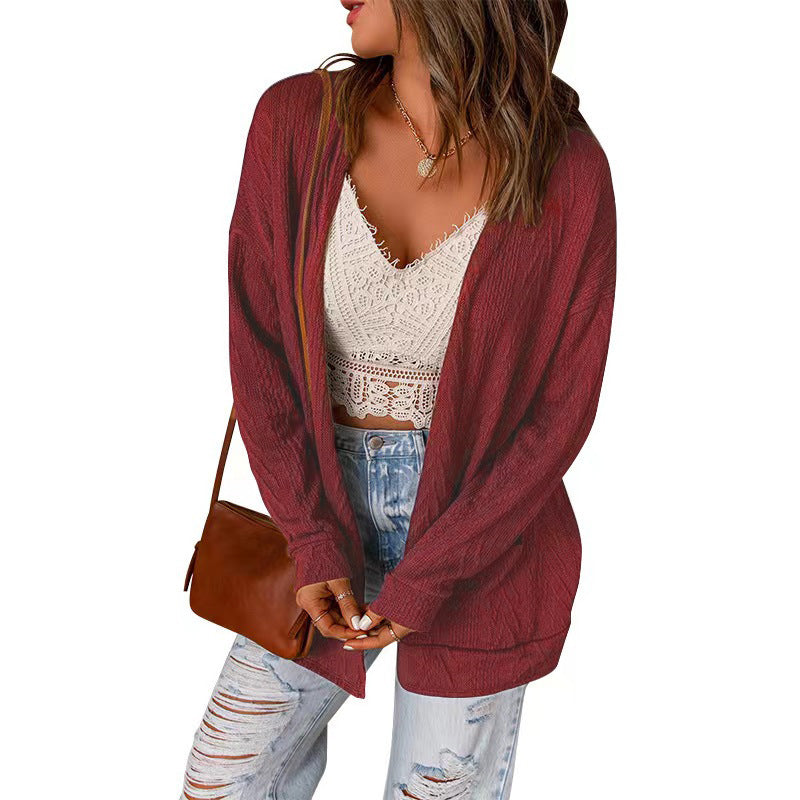 Damen lässige Long Cardigan Krohn-e