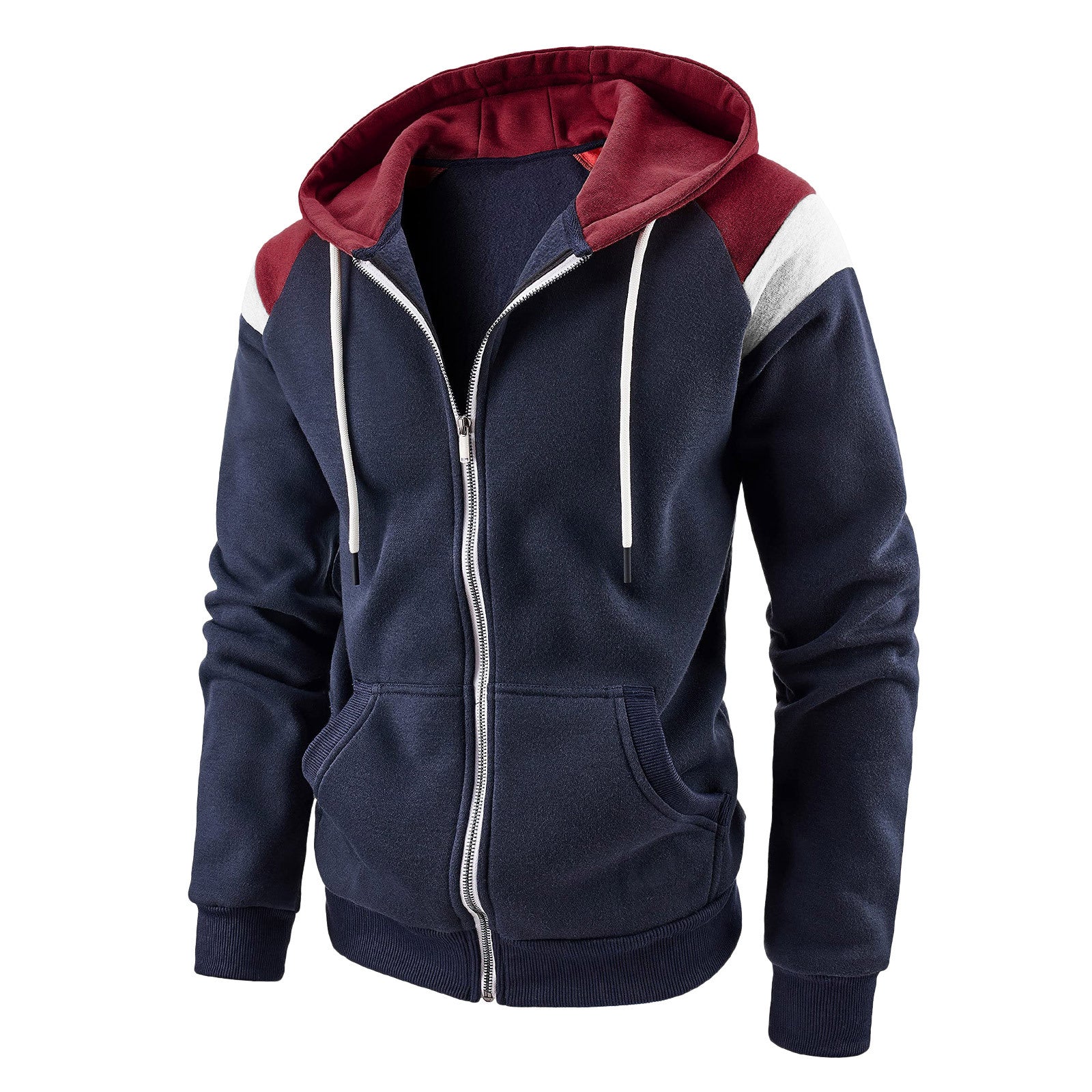 Herren sportlicher Kapuzenzipper Krohn-e