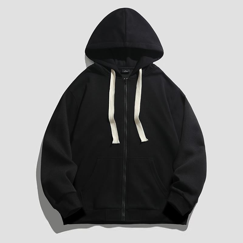 Damen warme Kapuzenjacke mit durchgehendem Reißverschluss und großzügigen Taschen Krohn-e