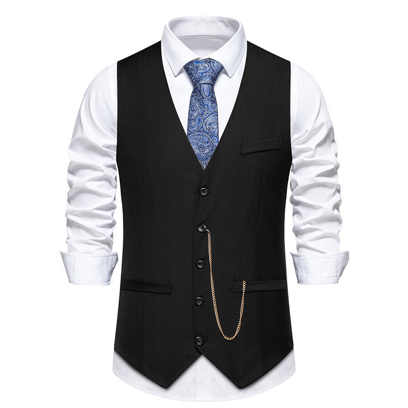 Herren elegante Anzugweste im klassischen Design mit modernen Akzenten Krohn-e
