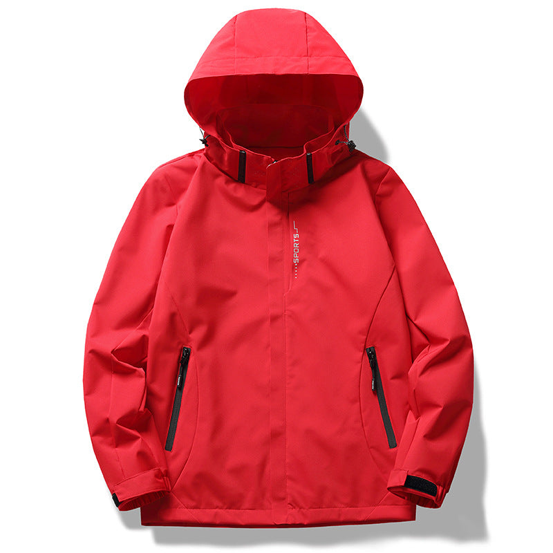 Damen wetterfeste Funktionsjacke mit verstellbarer Kapuze und atmungsaktiven Materialien Krohn-e