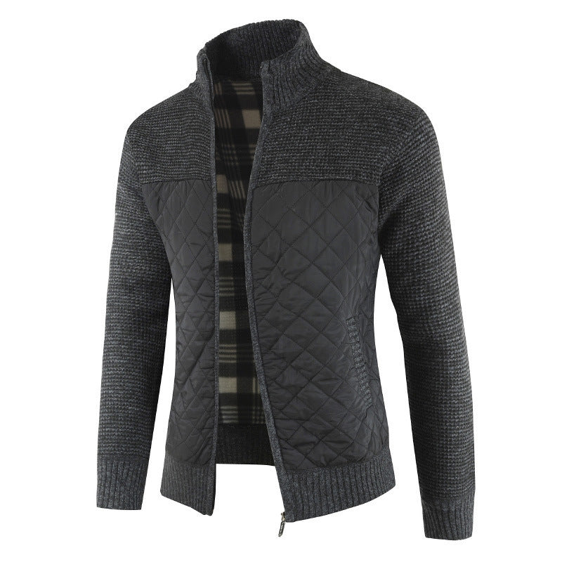 Herren Steppjacke mit Strickdetails Krohn-e
