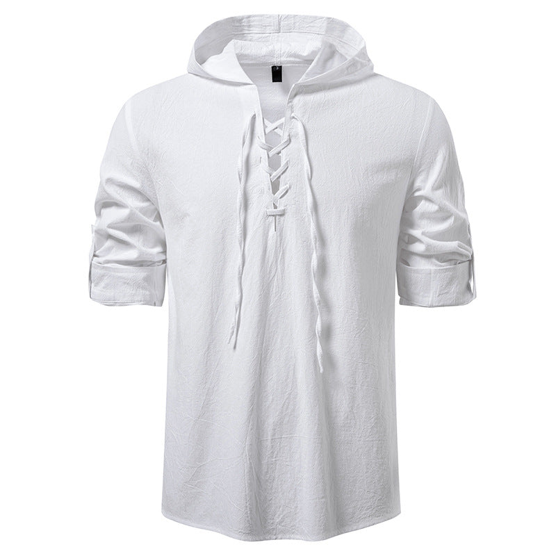 Herren Kapuzentop mit einzigartigem Schnürdesign Krohn-e