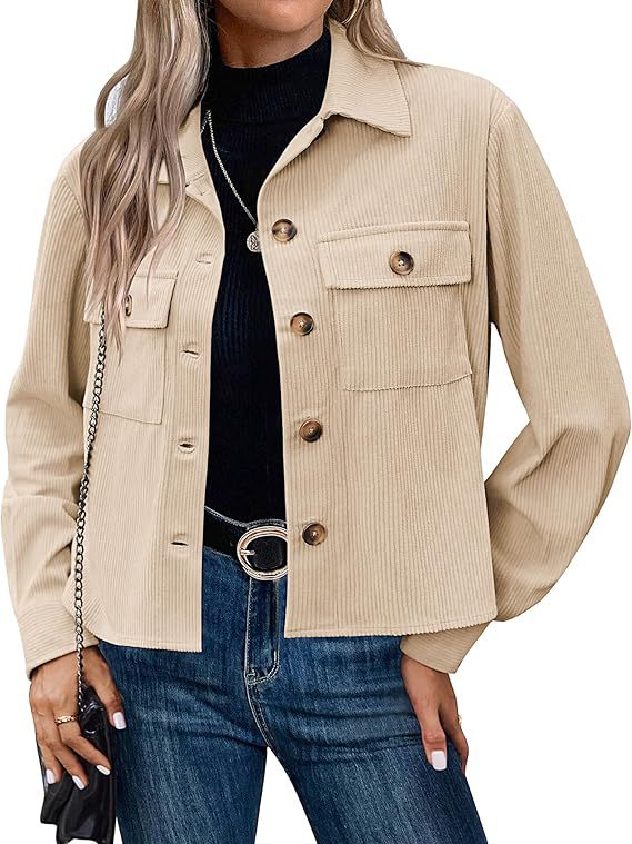 Damen lässige Overshirt-Jacke Krohn-e