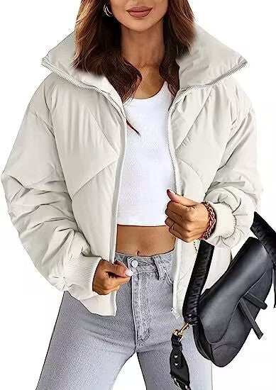 Damen Wärmeisolierte Steppjacke mit hohem Kragen und elastischen Bündchen Krohn-e