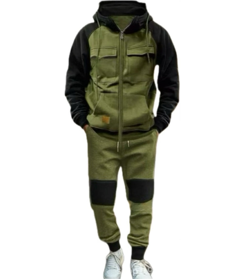 Herren funktionaler Freizeitanzug mit praktischen Taschen Krohn-e