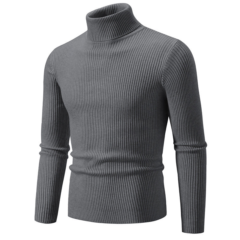 Herren feiner Rollkragenpullover aus langlebigem Strickmaterial Krohn-e