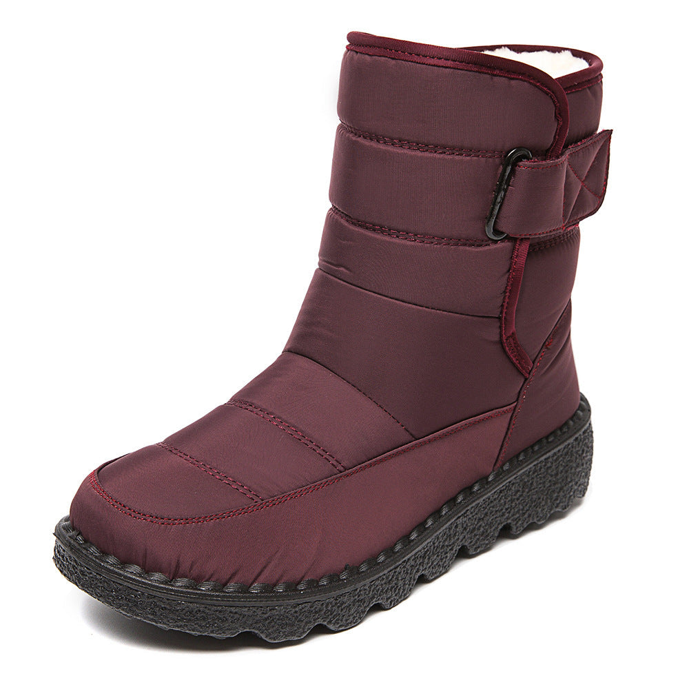 Krohn-e | Wasserdichte High-Top Slip-On Schneestiefel