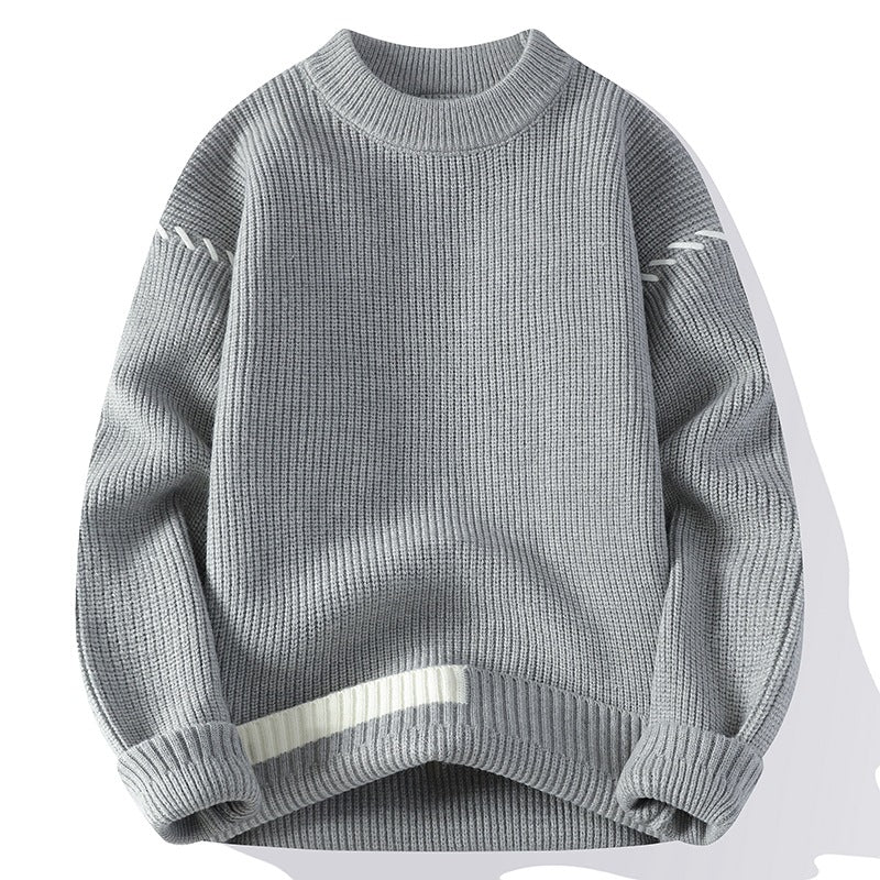 Damen Grober Strickpullover mit innovativem Design und dekorativen Details Krohn-e