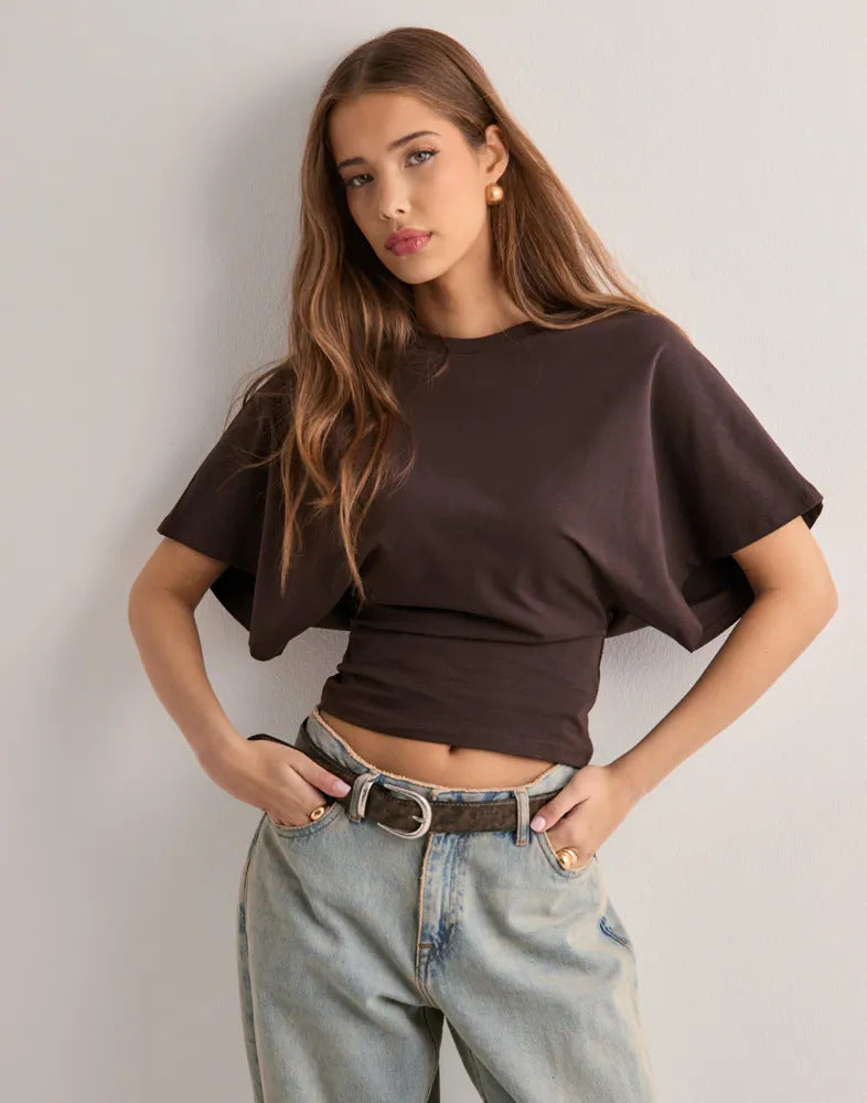 Fledermausärmeliges Damen-T-Shirt von Fudus