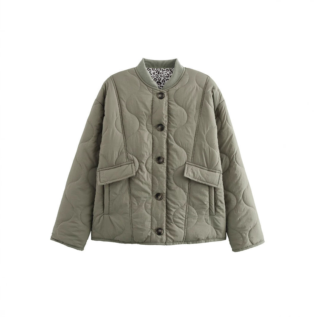 Damen gesteppte Jacke mit modernen Details und praktischen Taschen Krohn-e