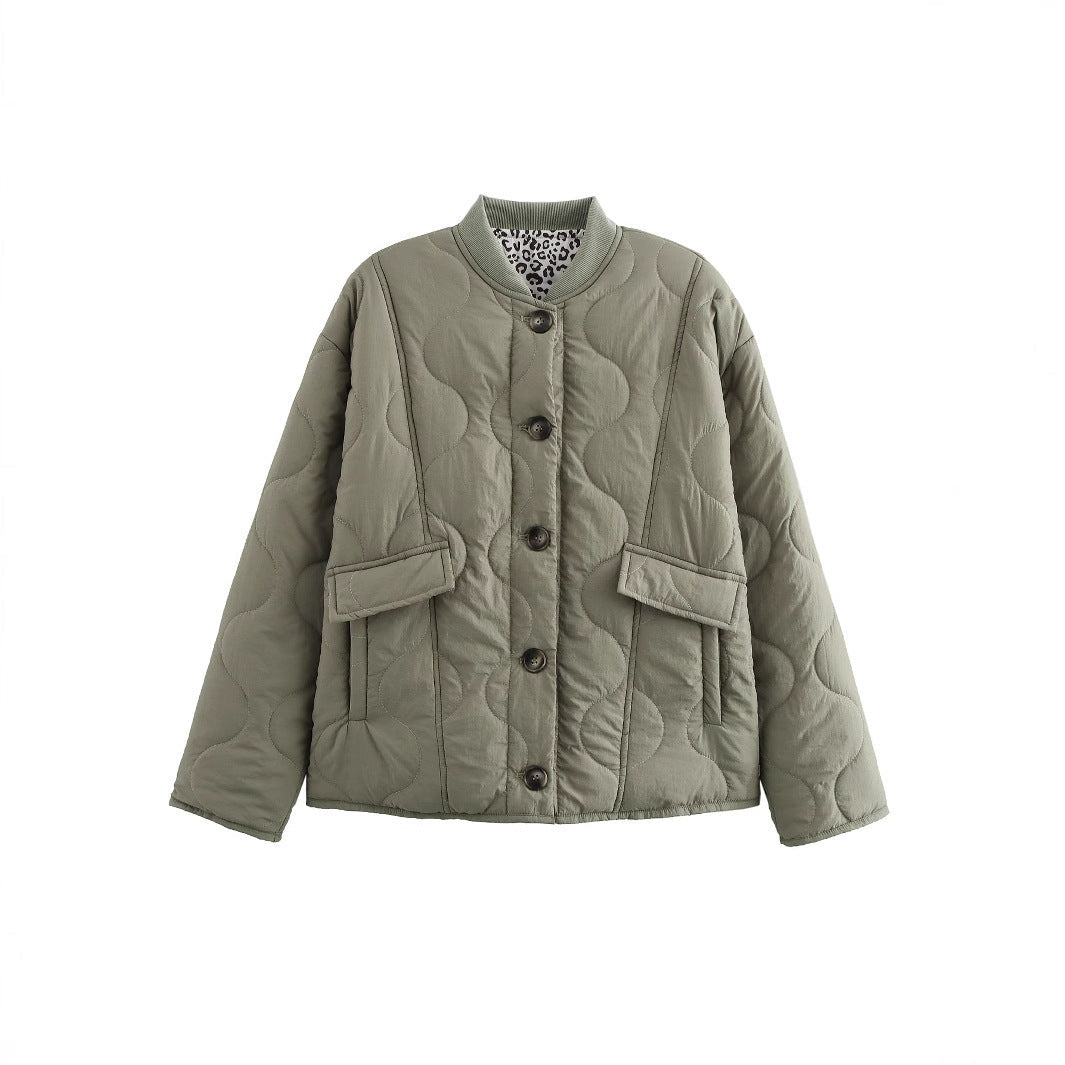 Damen gesteppte Jacke mit modernen Details und praktischen Taschen Krohn-e