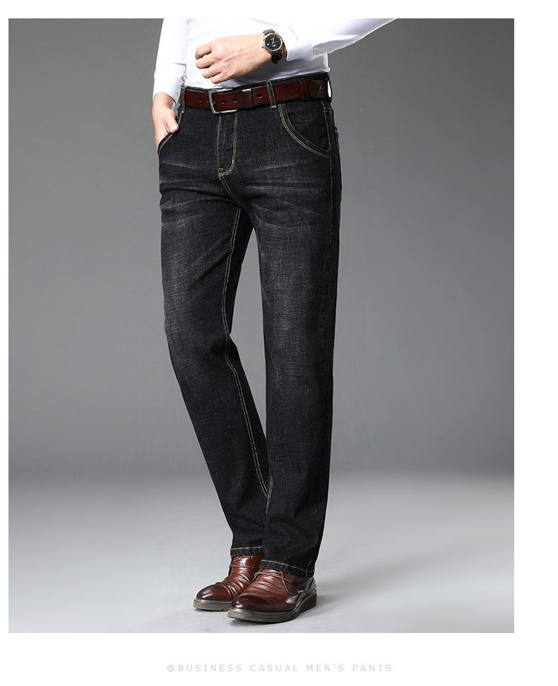 Herren klassische Jeans im lässigen Business-Stil mit besonders bequemer Passform Krohn-e