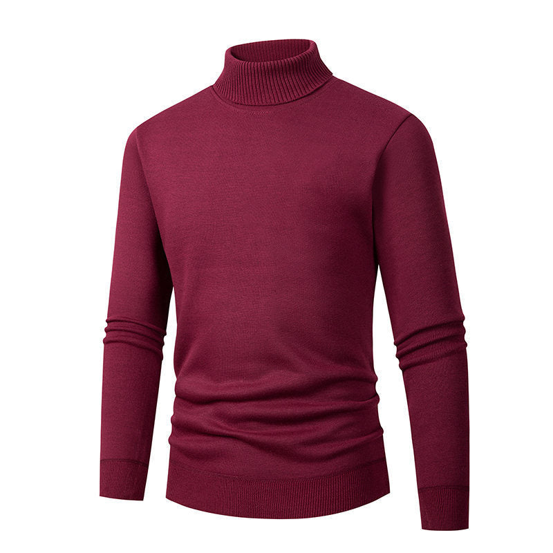 Herren eleganter Rollkragenpullover aus hochwertigem Material Krohn-e