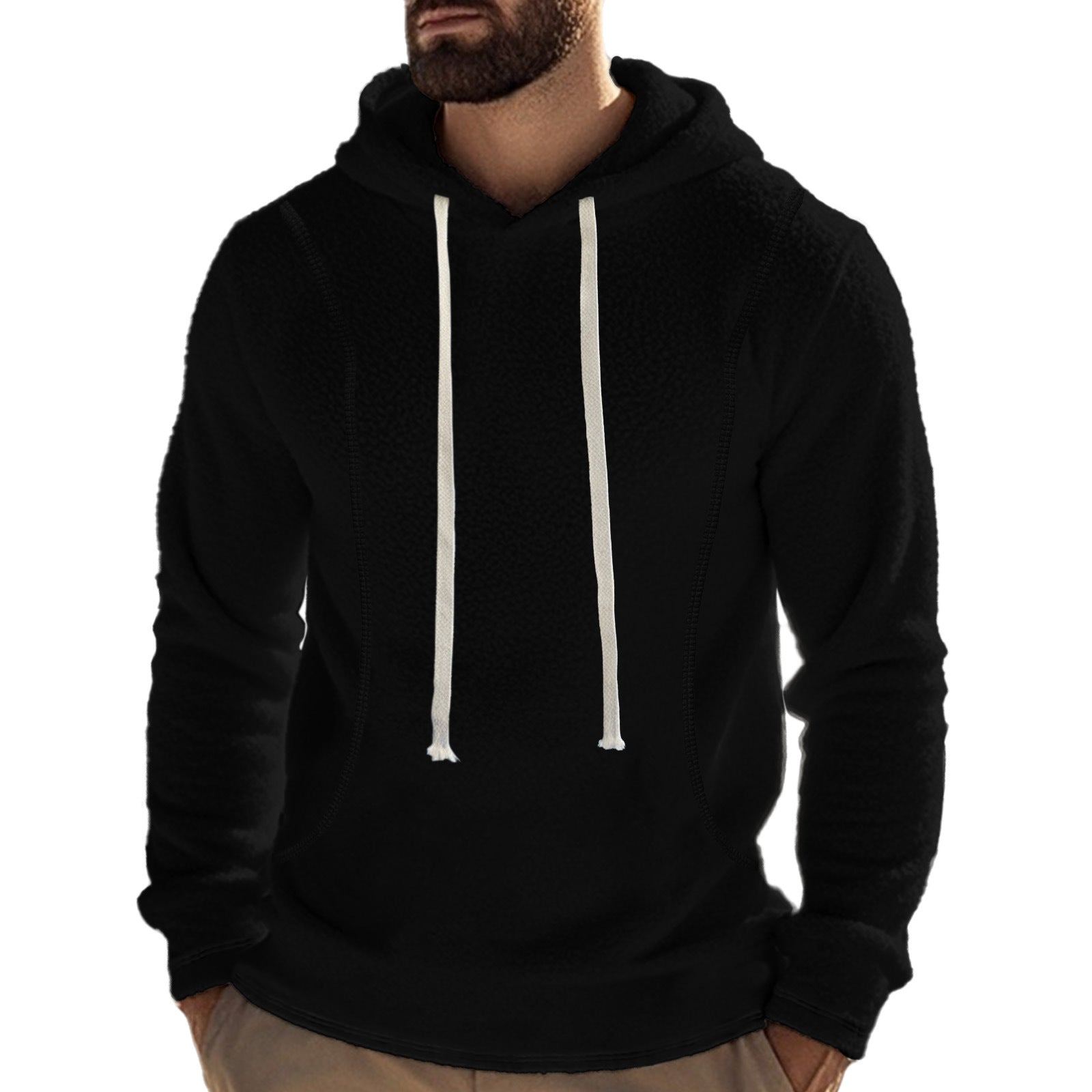 Herren Hochwertiger Fleece-Hoodie mit praktischer Kängurutasche und stylischem Design Krohn-e