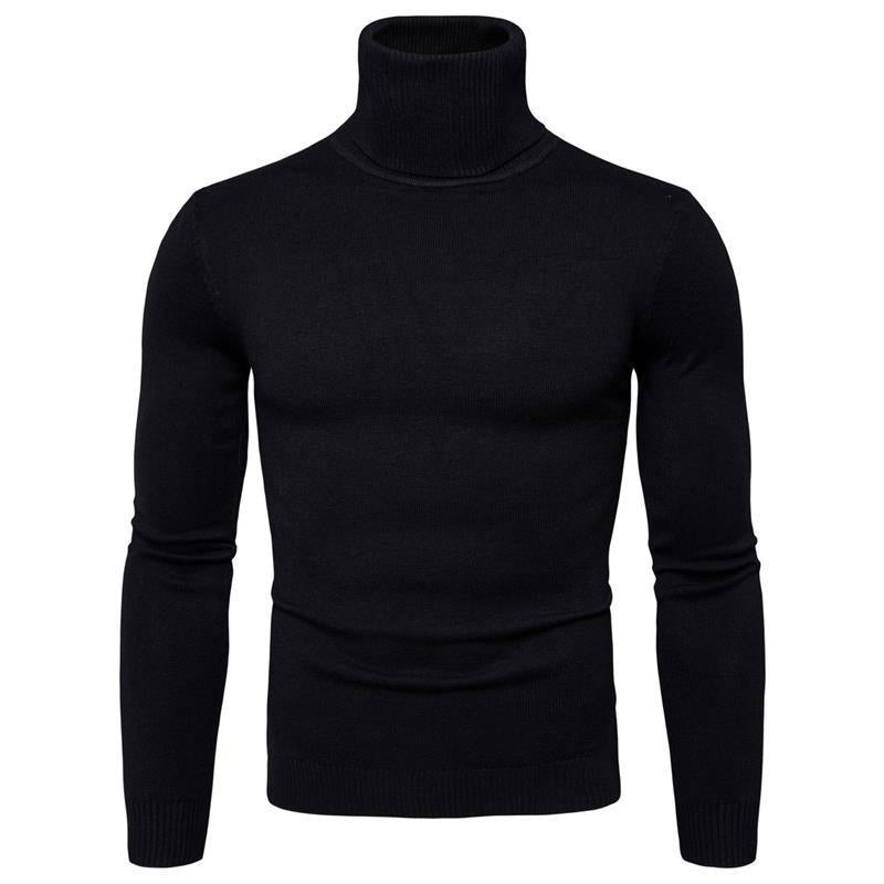 Herren Rollkragenpullover aus feiner Merinowolle Krohn-e