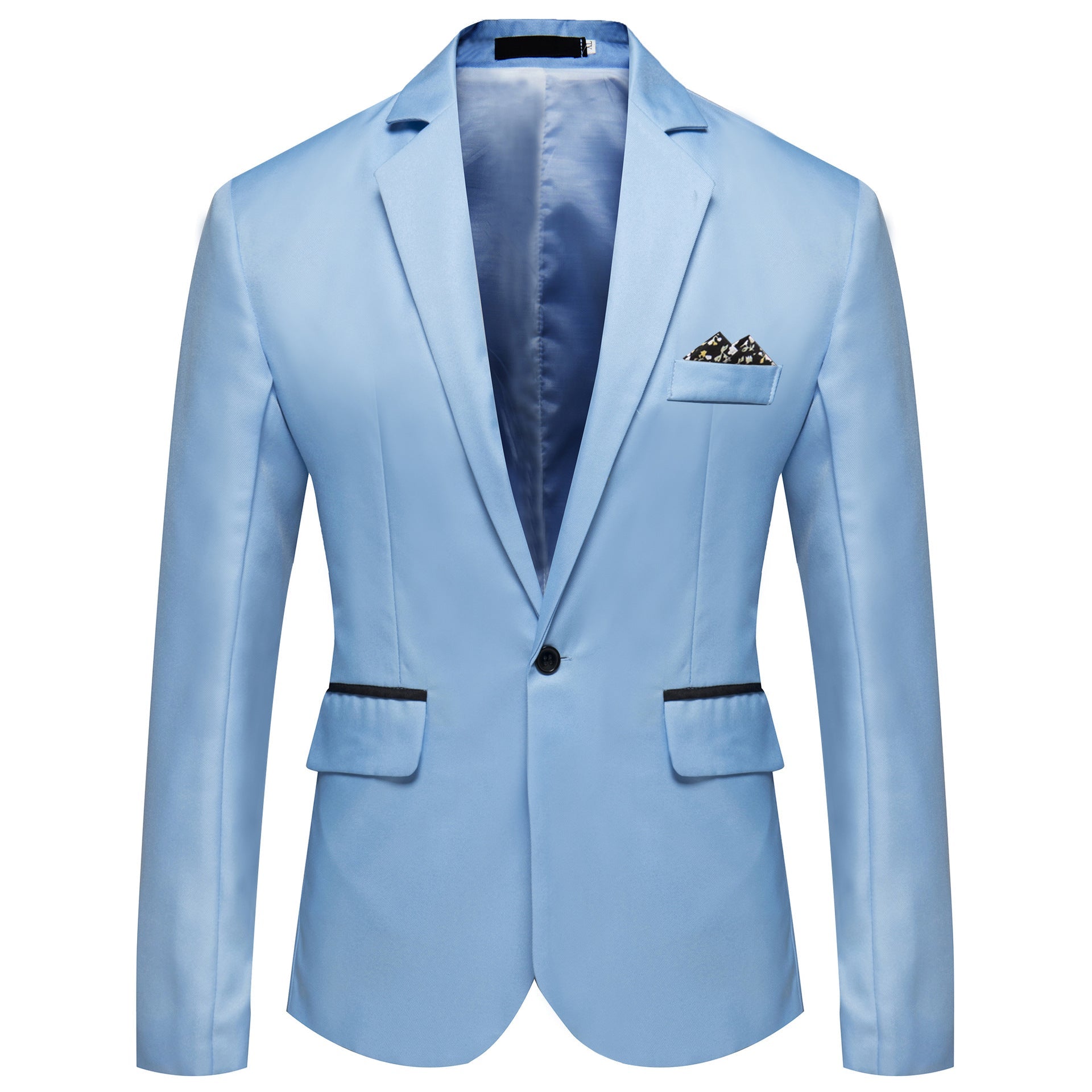 Herren modischer und eleganter Anzugjacke mit satiniertem Finish Krohn-e