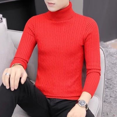 Damen Strickpullover mit hohem Kragen und Rippenmuster Krohn-e