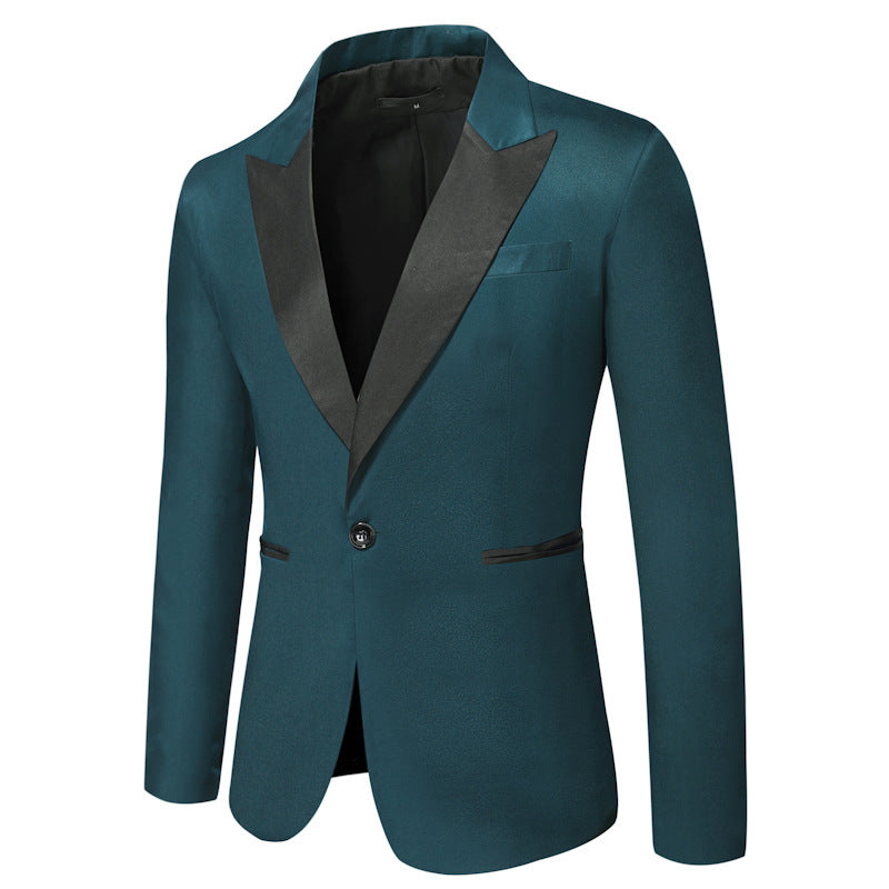 Herren Eleganter Smoking-Blazer mit klassischem Revers und zeitlosem Design Krohn-e