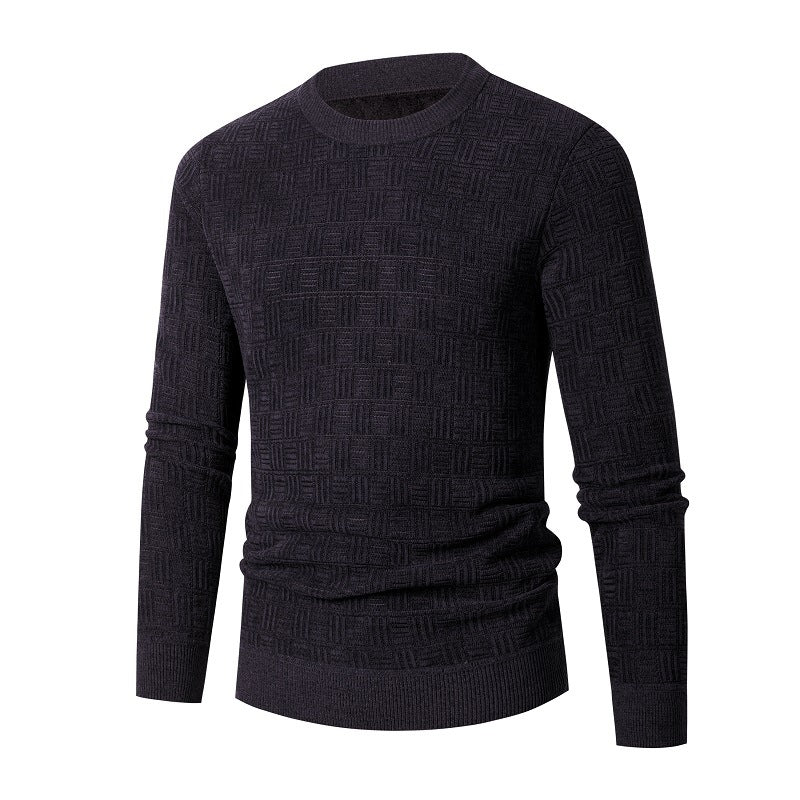 Herren modischer Strickpullover mit einzigartigem Strukturdesign Krohn-e