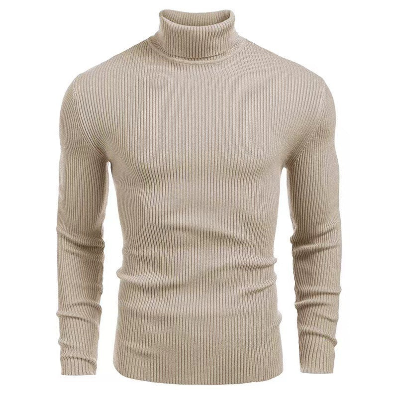 Herren Rollkragenpullover aus feiner Baumwolle mit strukturiertem Design Krohn-e