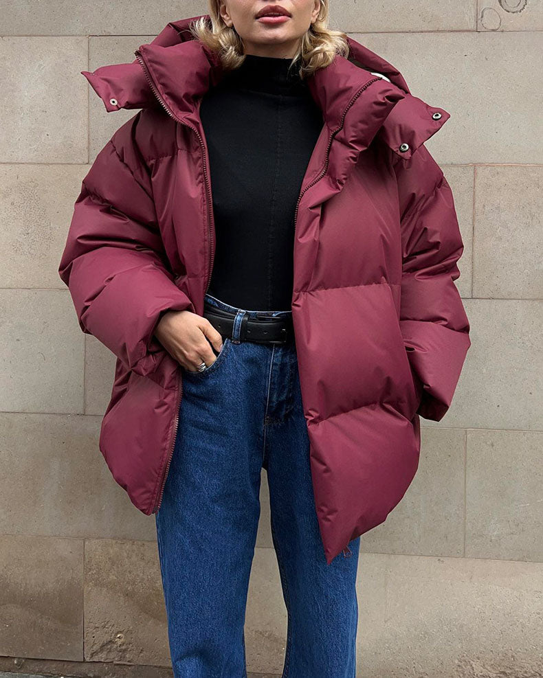 Krohn-e | Schönheit Kapuze Lockere Baumwolljacke