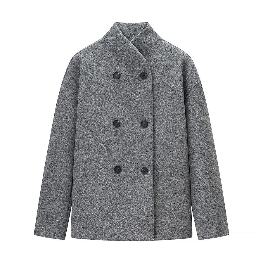 Damen modische Wolljacke im klassischen Schnitt Krohn-e