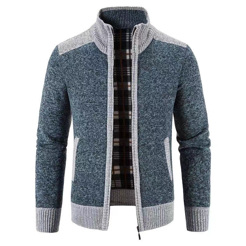 Herren Strickjacke mit modernem Reißverschluss Krohn-e